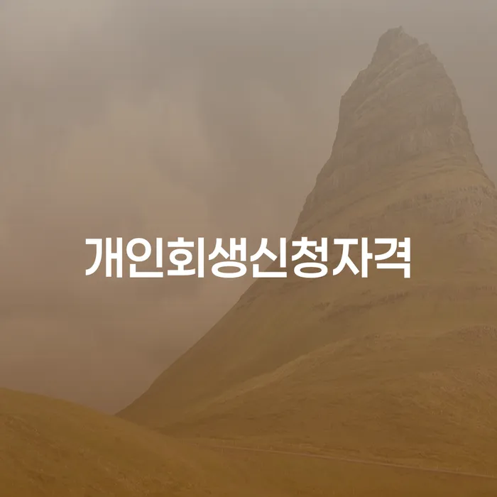 개인회생서류 빚독촉 해결 할 수 있을까?
