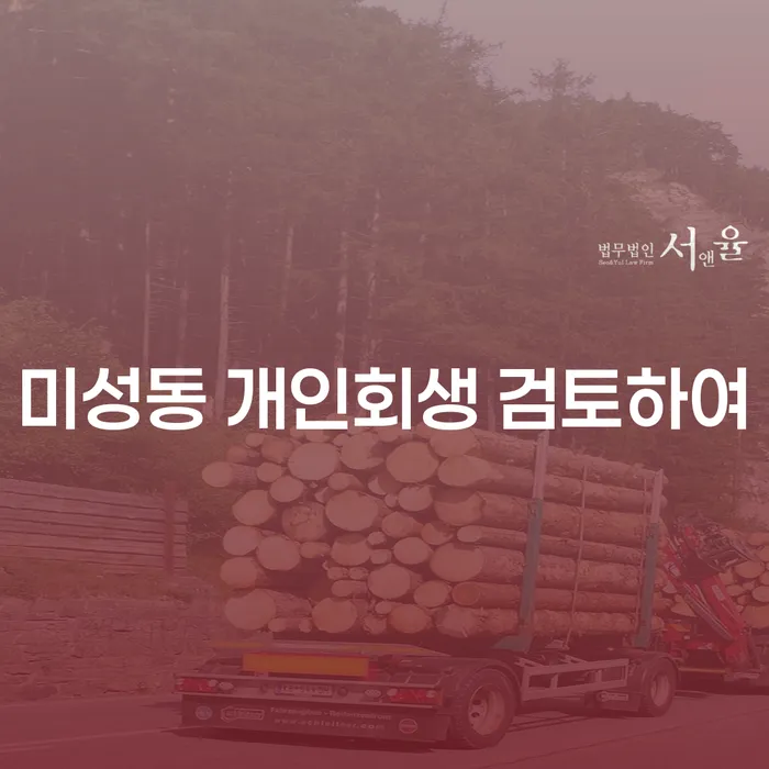 미성동 개인회생 검토하여